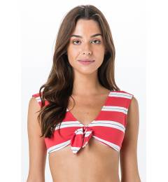 Top listrado laço - Top Miracle Sport Red